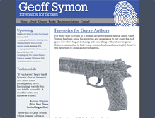 Tablet Screenshot of geoffsymon.com